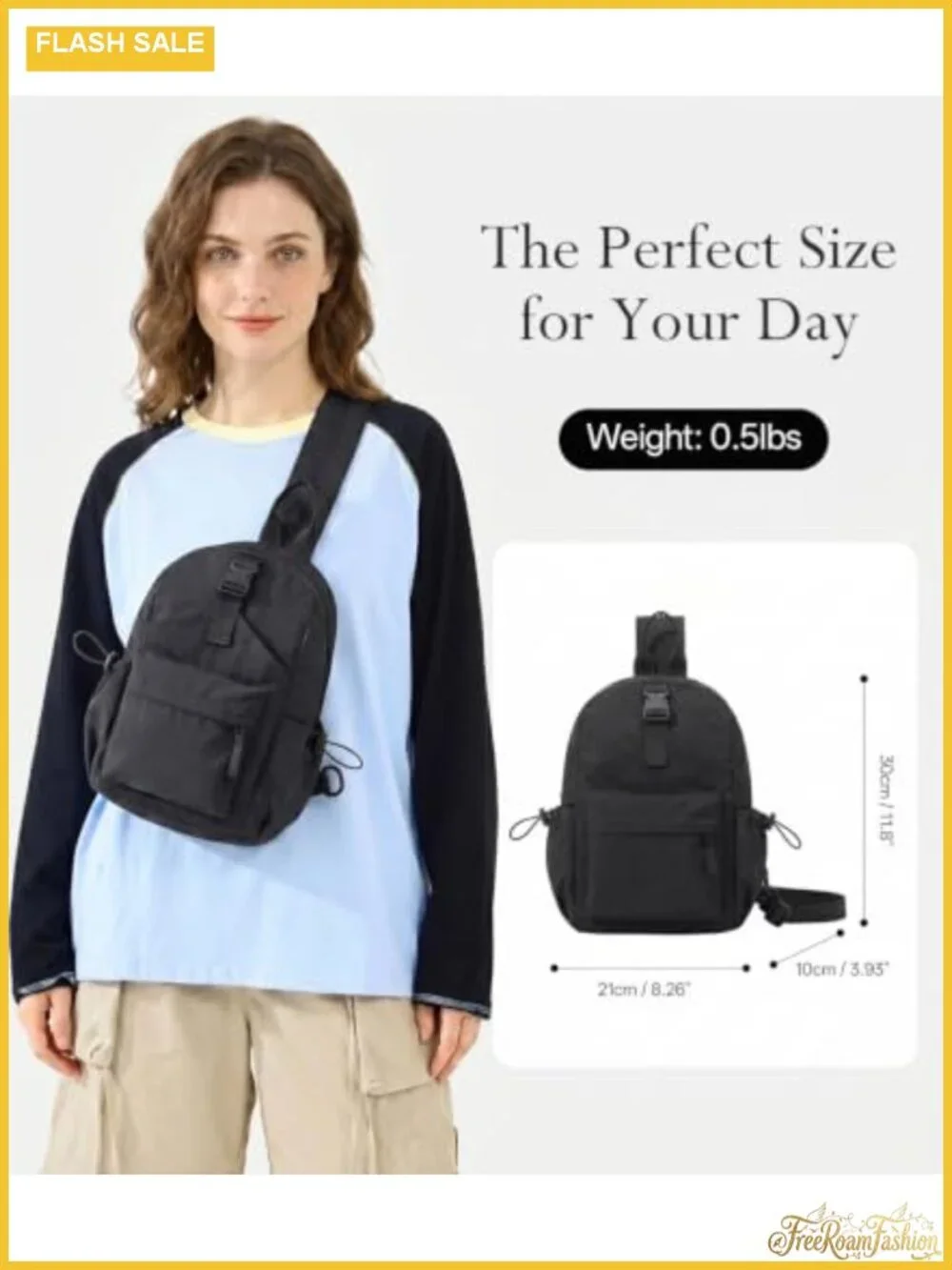 Convertible Mini Backpack Purse Women Sling Crossbody Nylon
